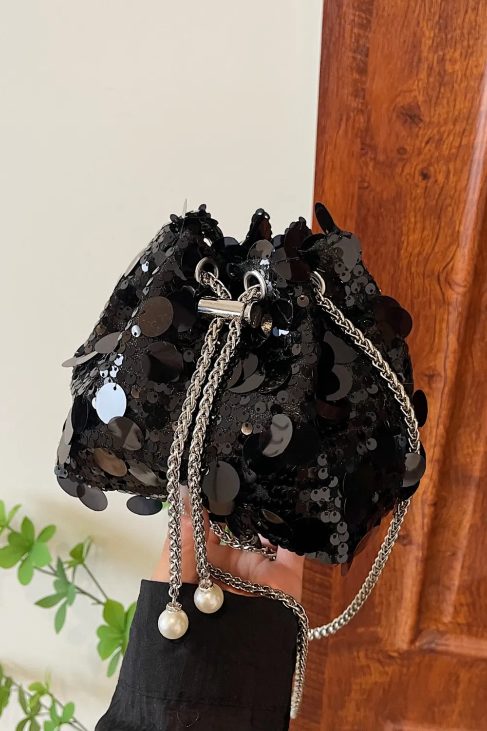 Sac à Bandoulière à Paillettes - Mode et Élégance