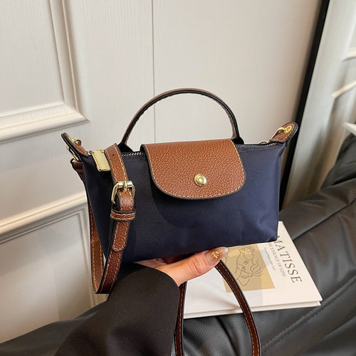 2025 Women's Mini Dumpling Handbag. Made of high - end nylon. Stylish shoulder/crossbody phone bag.