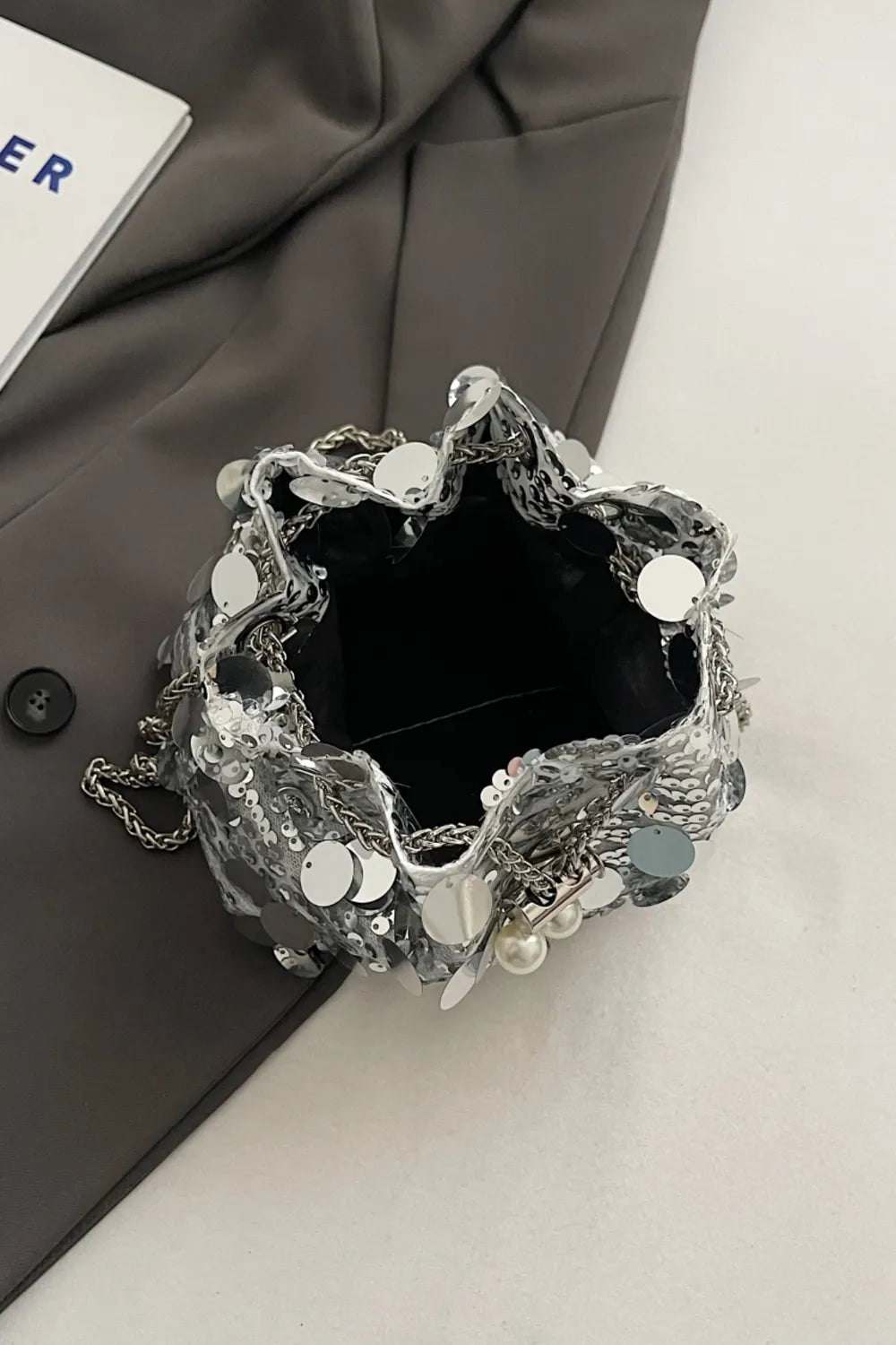 Sac à Bandoulière à Paillettes - Mode et Élégance