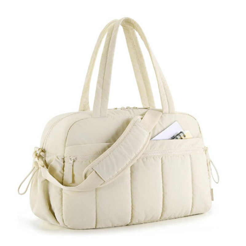 Travel bag large capacity luggage bag sports and fitness bag with toiletries bag compartment shoulder bag