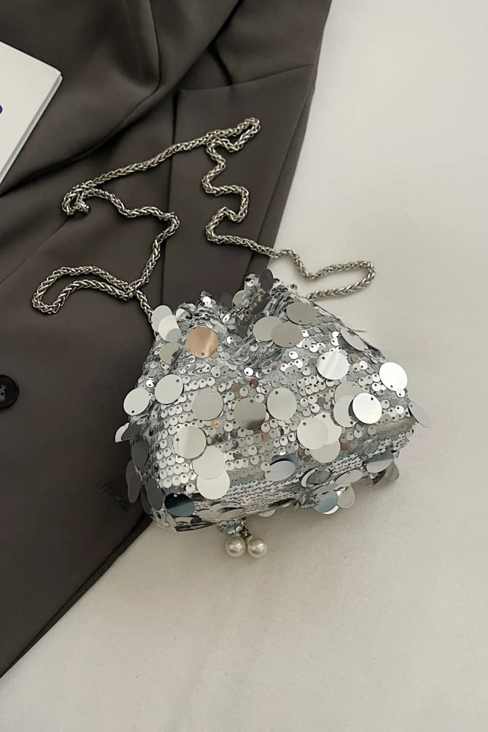 Sac à Bandoulière à Paillettes - Mode et Élégance
