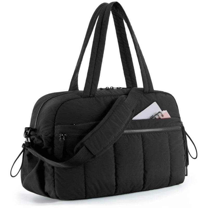 Travel bag large capacity luggage bag sports and fitness bag with toiletries bag compartment shoulder bag